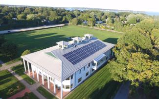 Rocky Hill School uses solar panels as a teaching tool