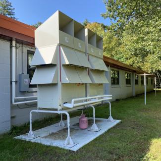 RI State police install heat pumps.