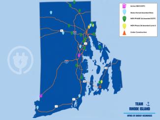 NEVI Charging Map | Rhode Island Office of Energy Resources