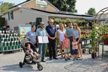 Governor McKee with Ethan Hattoy's family